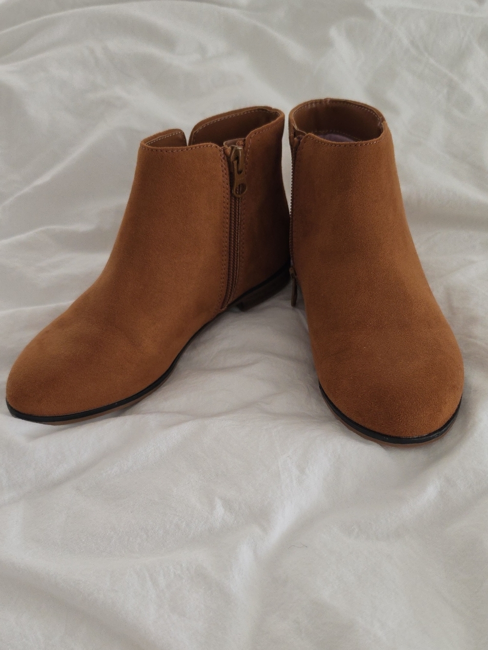 Kid's Cat & Jack Tan Suede Ankle Boots - Size 3 NWOT